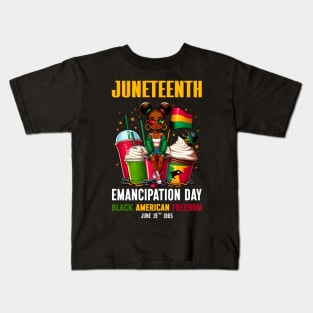 Juneteenth Emancipation Day, Black American Freedom Kids T-Shirt